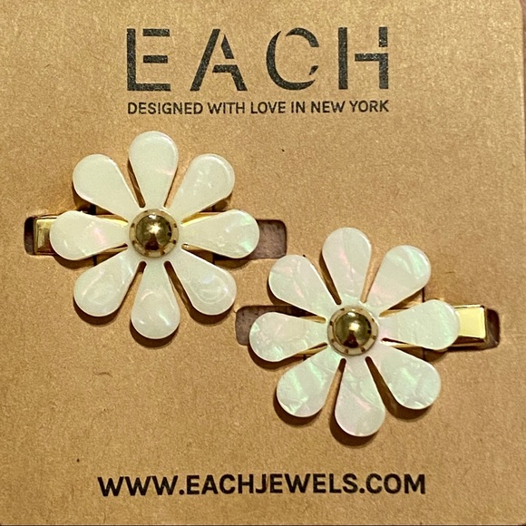 New Each Jewels Iridescent Barrettes - Picture 4 of 4